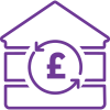 A house divided into three portions for equity, help to buy loan, and mortgage debt, representing a help to buy remortgage from SAM Conveyancing