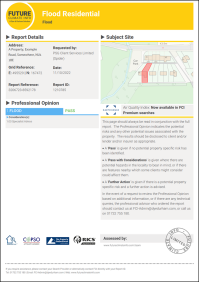 Example Flood Risk Report from FC