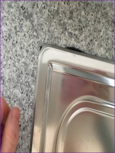 Kitchen sink not sealed properly