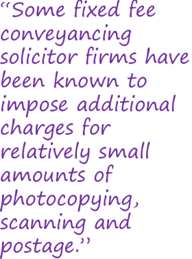 Fixed Fee Conveyancing Fees