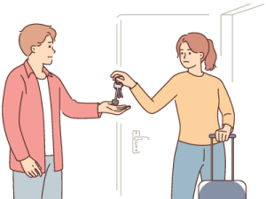 Can a Jointly Owned Property Be Sold by One Owner with girl giving keys back