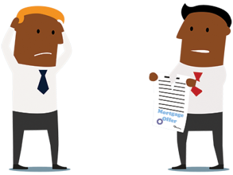 Can a mortgage offer be withdrawn after exchange of contracts; the lender's representative tears up the mortgage offer in front of a worried borrower