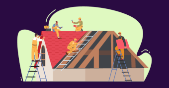 Buying A Property With Timber Purlin showing exposed roof