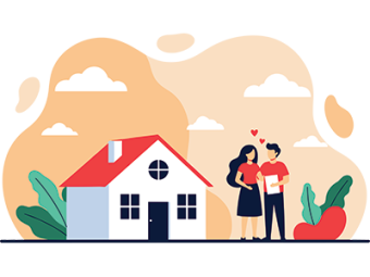 Couple purchasing a house. SAM Conveyancing answers the question: Do I Need a Solicitor Before Making an Offer On a House?