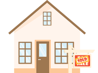 House with a sold sign out front. SAM Conveyancing's Sold STC guide. 