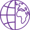Icon of the globe representing Worldwide Delivery