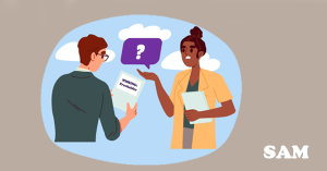 Two people wondering where their Absentee Freeholder is | SAM Conveyancing explains what to do if you have an absent freeholder