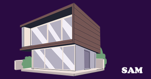 A block style modern modular home. SAM Conveyancing's guide on how modular homes hold their value