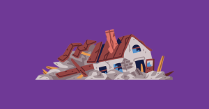 A home lies in ruins after its owner ignored structural movement in a house. SAM Conveyancing's guide on how to spot structural movement, and when it is an issue.