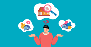 A man in a red shirt asking himself 'When should I get a survey done when buying a house' SAM Conveyancing discuss the best time to book your home survey for a purchase A man in a red shirt asking himself 'When should I get a survey done when buying a house' SAM Conveyancing discuss the best time to book your home survey for a purchase