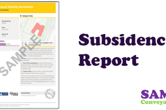 Subsidence Report Subsidence Report