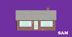 A bungalow with a white door and a chimney. SAM Conveyancing explains the ins and outs of buying a bungalow A bungalow with a white door and a chimney. SAM Conveyancing explains the ins and outs of buying a bungalow