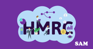 Four people surrounding a big 'HMRC' sign with various objects around them. SAM Conveyancing explains what HMRC Form 17 is and how it's used Four people surrounding a big 'HMRC' sign with various objects around them. SAM Conveyancing explains what HMRC Form 17 is and how it's used