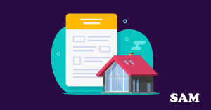 A house next to an official survey form. How long after house survey to completion with SAM Conveyancing A house next to an official survey form. How long after house survey to completion with SAM Conveyancing