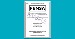 No FENSA Certificate for Windows or Doors for Double Glazing No FENSA Certificate for Windows or Doors for Double Glazing
