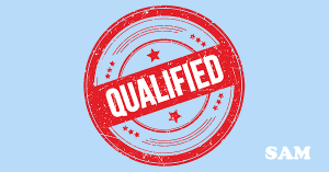 A red ink stamp with the word 'Qualified' depicting a Qualified Title class on a property at the Land Registry