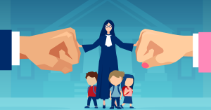 What is an occupation order for a property with children and mum and dad fighting