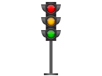 A traffic light as an example of what can hold up exchange of contracts