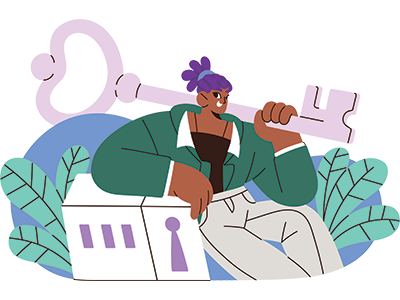 Woman holding a property key. SAM Conveyancing's guide to Buyer Beware