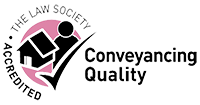 Choose from Conveyancing Quality Scheme accredited solicitors when you compare conveyancing quotes. Law society logo showing icons of a person, a house and a tick. Reads 'The law society accredited conveyancing quality'