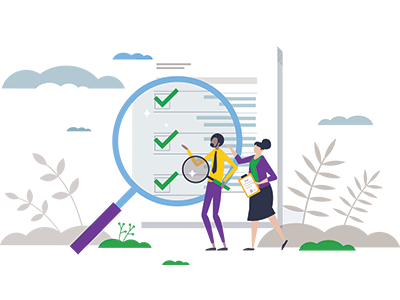 A leasehold buyer and their conveyancing solicitor reviewing the Deed of Covenant. SAM Conveyancing's guide on When a Deed of Covenant is Required in Leasehold Purchase