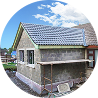 A non-compliant single-storey extension, flagged in a RICS Home Survey from SAM Conveyancing