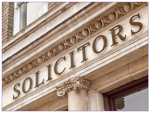 Picture of the sign above a solicitors office to illustrate an established firm offering the best solicitors for buying a house