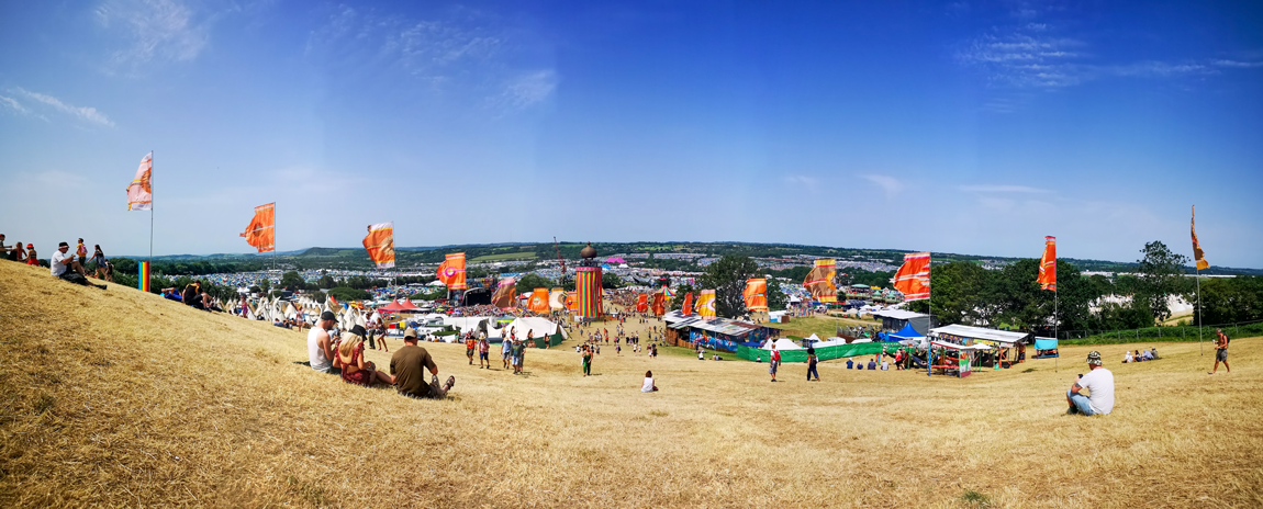 Scorched field at Glastonbury Festival in June for Housing Market Report