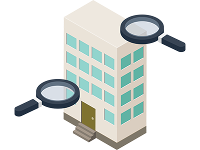 Image of a block of flats. SAM Conveyancing's guide to buying a leasehold. 