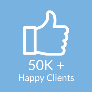 50k + Happy Clients
