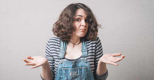 A woman with hands outstretched and shrugged shoulders. SAM Conveyancing can help you add value to your home and living space to attract potential buyers