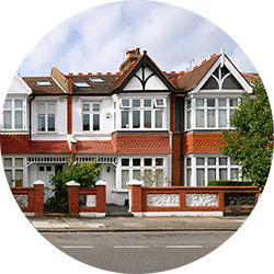 Edwardian houses suitable for an a Level 3 House Survey with SAM Conveyancing