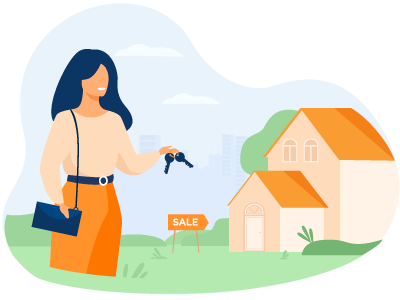 A woman holding the keys to her new house. SAM Conveyancing answers 'what is a mortgage valuation?'