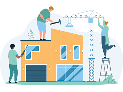 People building their own home. SAM Conveyancing's guide on the Right to Build scheme.