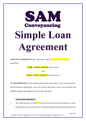 Simple Loan Agreement Template for Downloading
