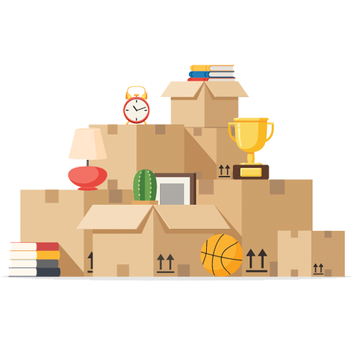 Big boxes containing light items and smaller boxes containing heavier items, according to SAM Conveyancing's House Removals Top Tip #2 - Size Matters