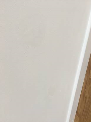 Snagging Survey painting incomplete