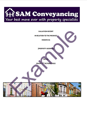 Example of valuation report