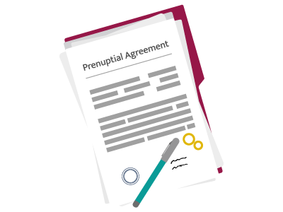 A nuptial agreements document. Learn about what happens when a marriage ends without a prenup with SAM Conveyancing