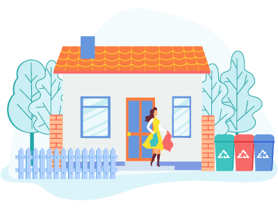 A woman holding some bags outside of her new build home. SAM Conveyancing explains what the new build boost scheme is